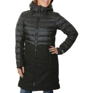 Burton Caster Insulated Wool Blend DryRide Snowboarding Ski Hooded Jacket Womens